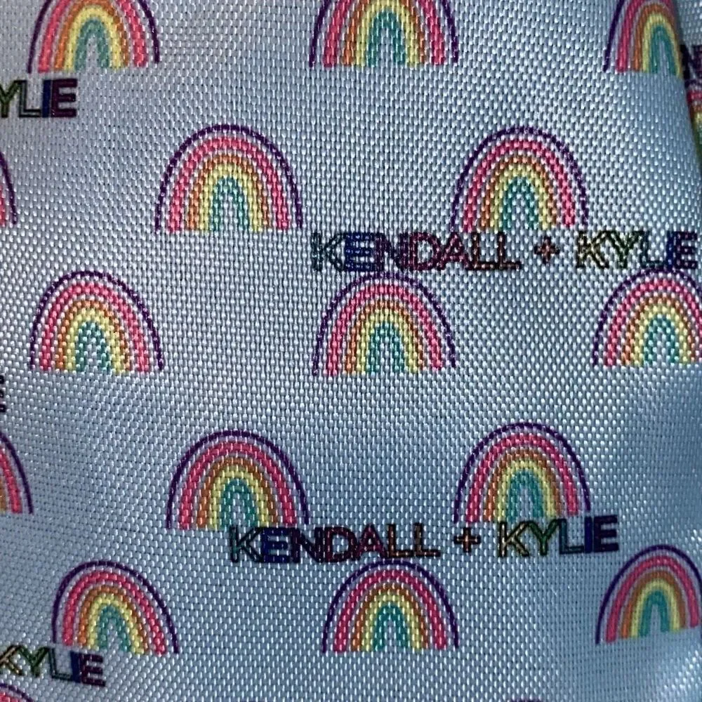 NWT Kendall & Kylie Mini Backpack Blue rainbow